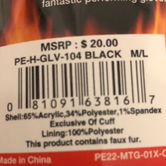 Polar Extreme Insulated Thermal Knit Gloves with Sherpa Lining, M/L
NWT - Picture 5 of 5